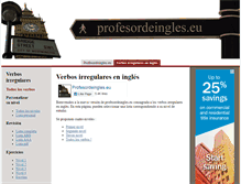 Tablet Screenshot of profesordeingles.eu